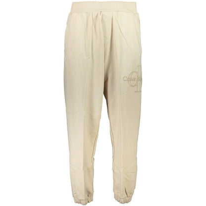 Calvin Klein Beige Cotton Men's Track Pant