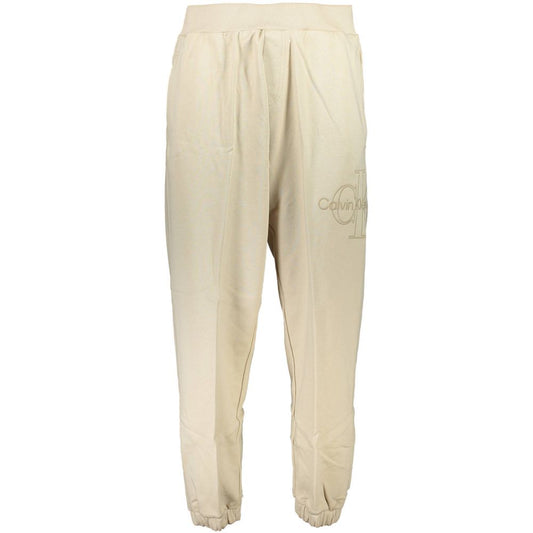 Calvin Klein Beige Cotton Men's Track Pant