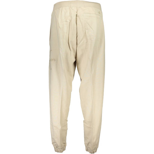 Calvin Klein Beige Cotton Men's Track Pant